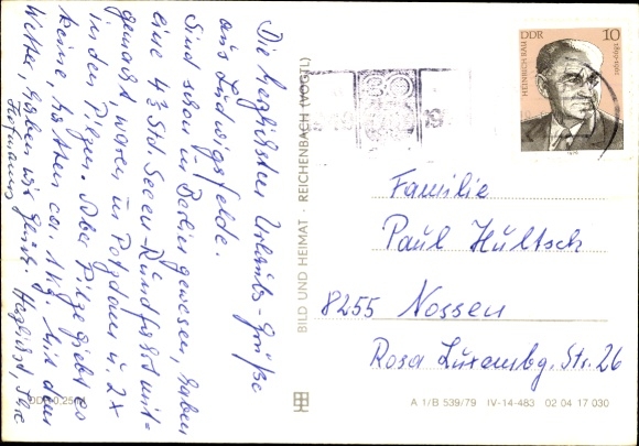 Postcard Ludwigsfelde in Brandenburg, FDGB Clubhouse Arthur Ludwig, Street of Youth, Department Store