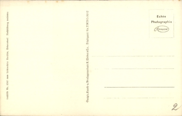 Postcard Dobel in the Black Forest, aerial photograph, Hotel Sonne