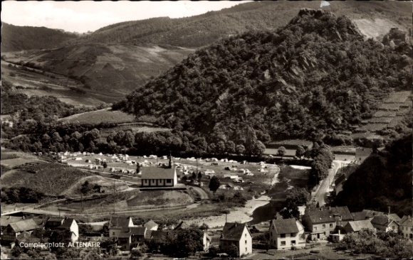 Postcard Altenahr in the Ahr Valley, campsite, hills, trees, landscape