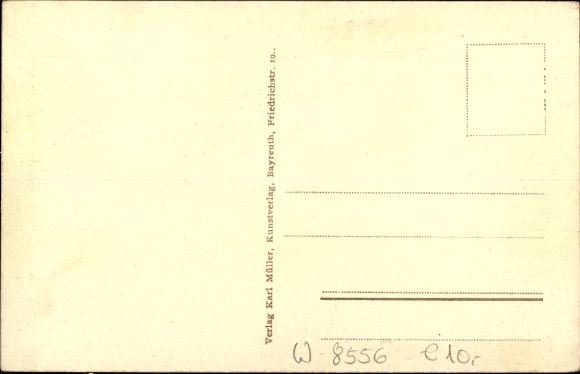 Postcard Gößweinstein in Upper Franconia, pension house, convalescent home, Dr. Schonger