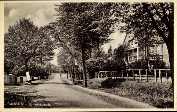Postcard Klütz in Mecklenburg, Boltenhäger Strasse