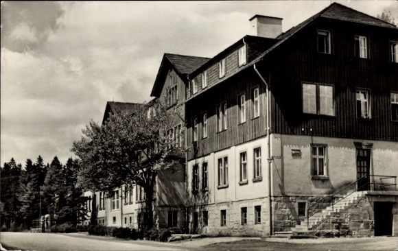 Postcard Steinbach Johanngeorgenstadt in the Ore Mountains, FDGB recreation home Wismut, Steinbach, Ore Mountains