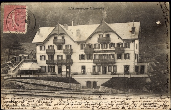 Postcard Le Lioran Auvergne Cantal, Hotel des Touristes, illustrated Auvergne