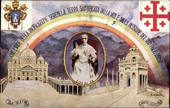 Artysta KP Papież Pius XII., Santo Sepolcro, San Pietro, Bazylika św. Piotra, Watykan