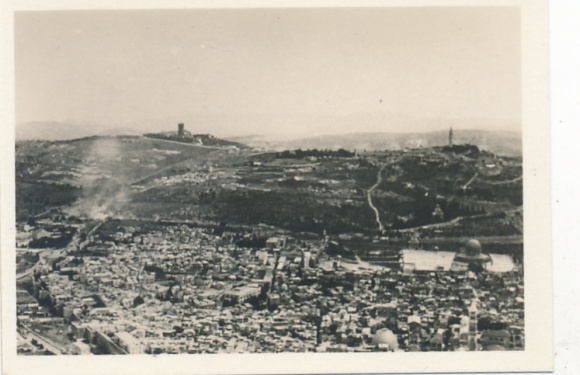 Collecting picture Zeppelin world trips Picture 236, Egypt trip 1931, Gethsemane and Mount of Olives