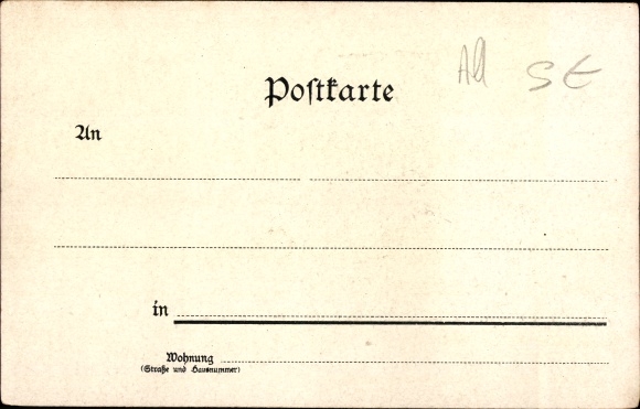 Artist Postcard Prof. Schenk&#39;s theory, future display, Richard Schmidt-Cabanis