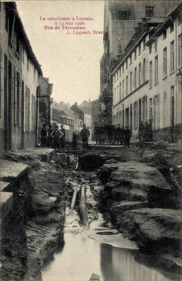 PC Louvain Leuven Flemish Brabant, disaster 14 May 1906, Rue de Tervueren