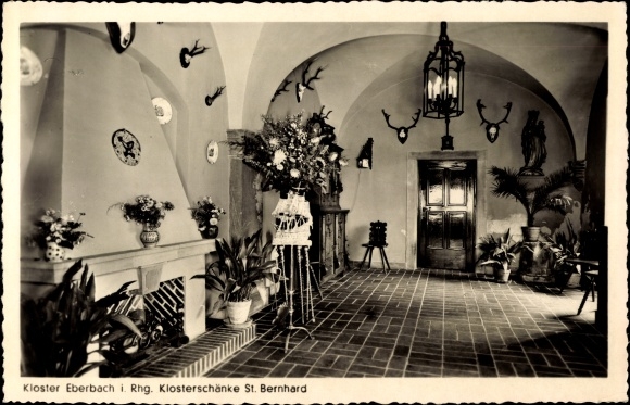 PC Eltville am Rhein Hessen, monastery Eberbachosterschänke St. Bernhard, interior view