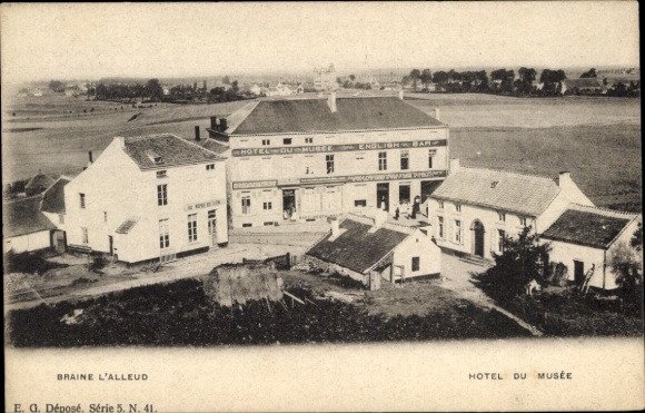 Ak Braine-l'Alleud Wallonisch Brabant, Hotel du Musée