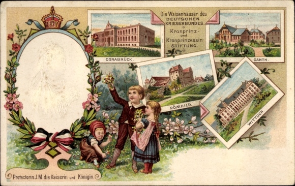 Tłoczone lito Sierocińce Niemieckiej Ligi Wojowników, Osnabrück, Canth, Wittlich, Römhild, Empress