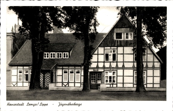 Ak Lemgo Lippe, Blick auf die Jugendherberge