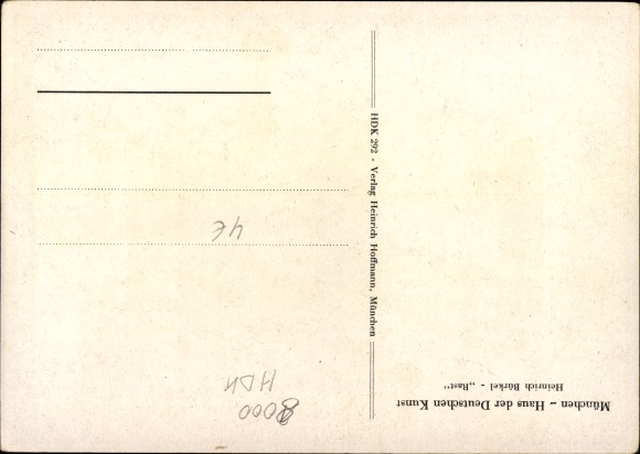 Artist PC Bürkel, Heinrich, Rast, HDK 292