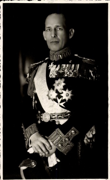 Photo PC George II. King of Greece, portrait