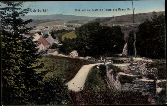 KP Osterburken w Badenii, panorama, część rzymskiego fortu