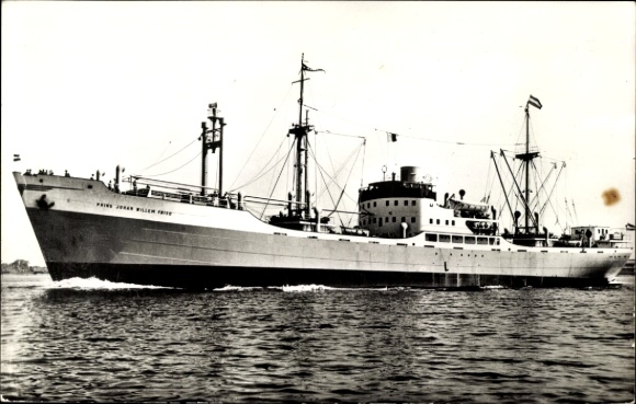 Ak vrachtschip MS Prins Johan Willem Friso, Oranje Lijn