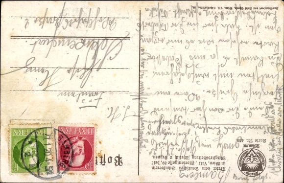 Song Postcard Still is the blooming golden time, German School Association No. 459