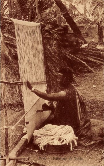 Postcard Afrika, Carpet Factory