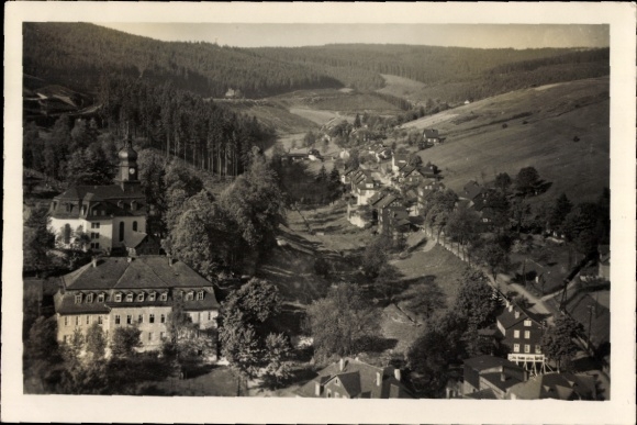 Postcard Lichte Neuhaus am Rennweg Thuringia, Panorama