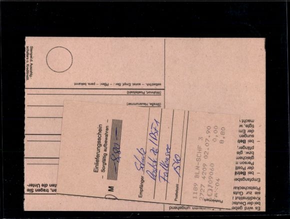 Michel Nr. 3345 (4) auf Postanweisung