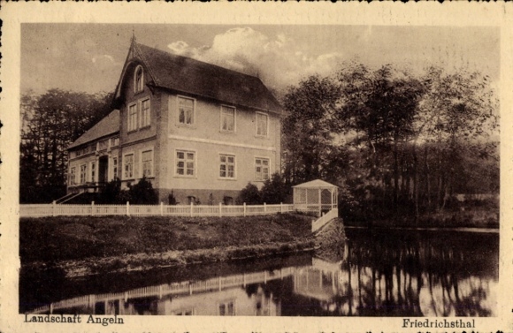 Ak Satrupholz Friedrichsthal ,  Landschaft Angeln, Herrenhaus