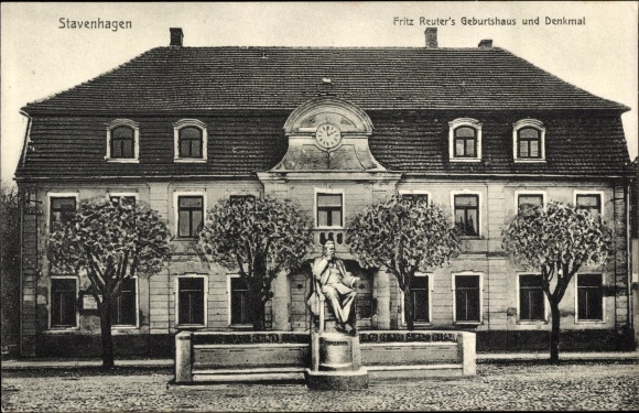 PC Reuterstadt Stavenhagen in Mecklenburg, Fritz Reuter&#39;s birthplace and memorial
