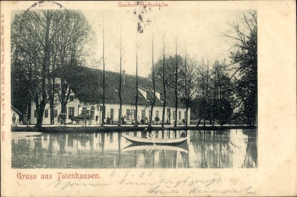 Postcard Tatenhausen Bokel Hall in Westphalia, Gasthof Hoffschulte