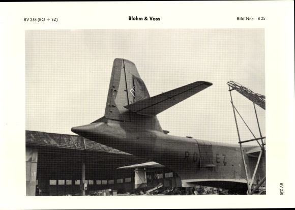 Photo Postcard Luftfahrt im Bild, Blohm & Voss BV 238, RO + EZ