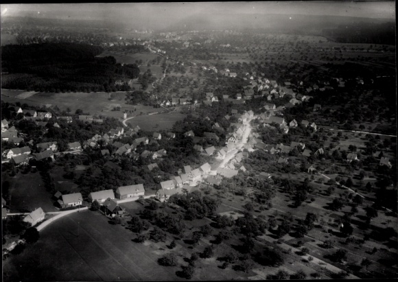 Photo Conweiler Straubenhardt in the Black Forest, aerial photograph
