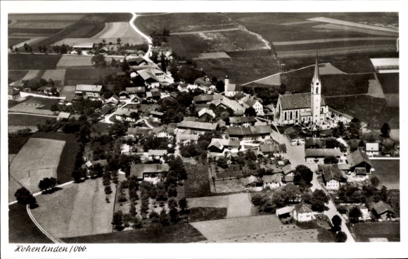 Ak Hohenlinden Oberbayern, Fliegeraufnahme