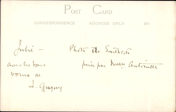 Postcard Great Britain, house