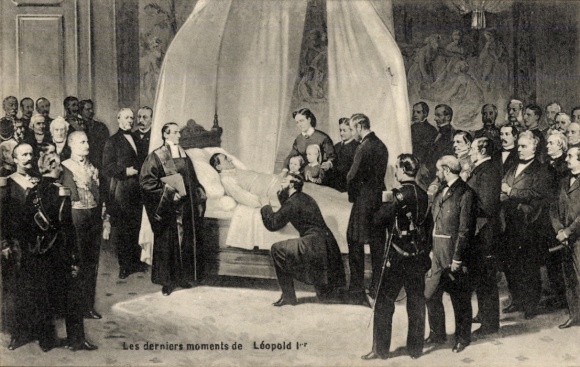 CPA Ostatnie chwile Leopolda I.