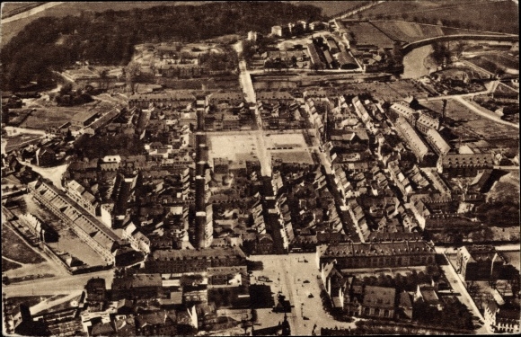PC Saarlouis in Saarland, aerial view