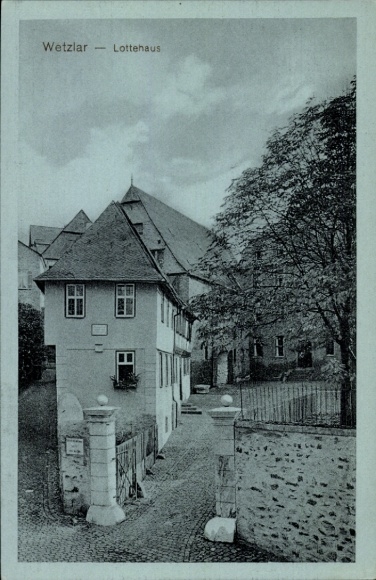 Postcard Wetzlar an der Lahn, Lottehaus