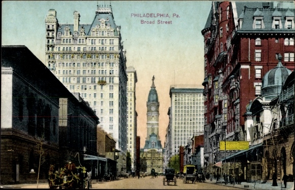 PC Philadelphia Pennsylvania USA, Broad Street