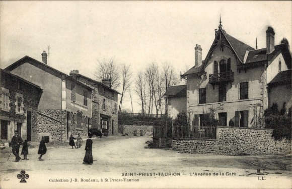 KP Św. Ksiądz Taurion Haute Vienne, L'Avenue de la Gare
