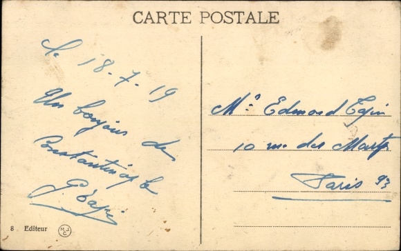 Postcard Constantinople Istanbul Türkiye, Yildiz Palace, Hamidié Mosque