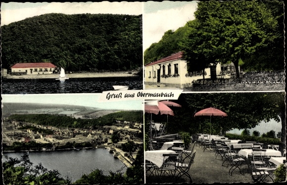 Ak Obermaubach Kreuzau in de Eifel, Restaurant Jak. strep