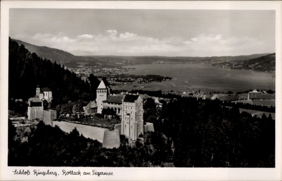 Postcard Kreuth am Tegernsee Upper Bavaria, Ringberg Castle