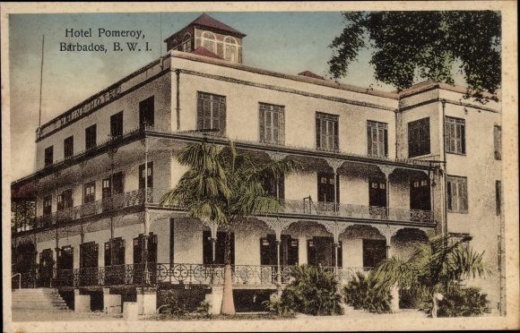 Postcard Barbados, Hotel Pomeroy