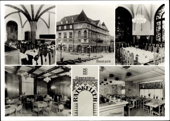 PC Bautzen in the Lausitz, restaurant Ratskeller, partial views