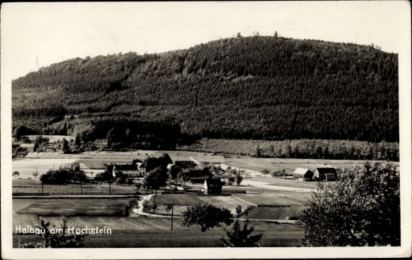 Ansichtkaart Halbau Cunewalde in Oberlausitz, panorama
