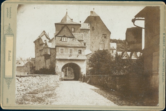 Cabinet photo Runkel an der Lahn, part of the castle
