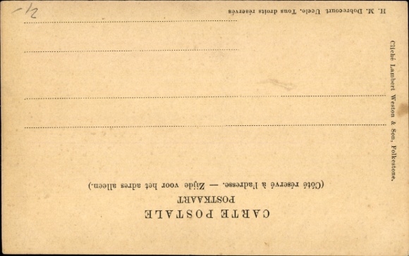 Postcard Stephanie of Belgium, Count and Countess Lonyay