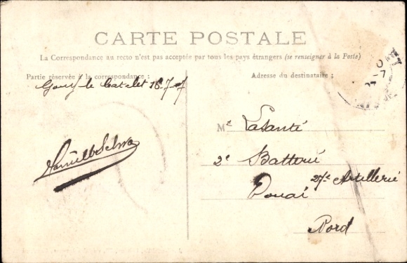 CPA Le Catelet Aisne, Rue de la Basse-Ville