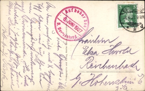 Ak Dampfer SS Germany, deksalon 1e klas