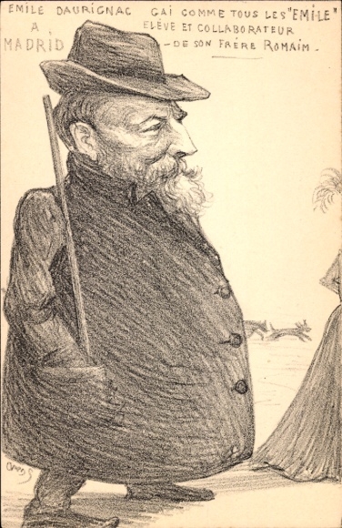 Artist Postcard Emile Daurignac, Affaire Humbert Crawfort, inheritance fraud, Therese Humbert