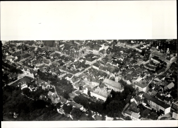 Postcard Bad Neustadt an der Saale Lower Franconia, city view of Thuringia