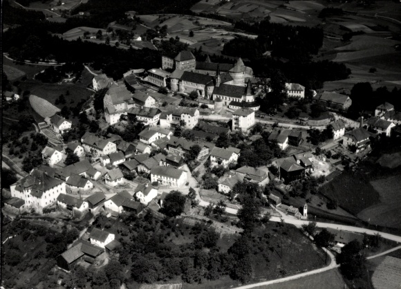 foto Fürstenstein in Neder-Beieren, luchtfoto
