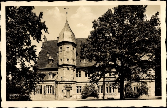 Ak Barntrup NRW, Kerssenbrocksches Schloss, Seitenturm