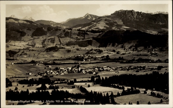 KP Wertach w Allgäu, zdjęcie lotnicze